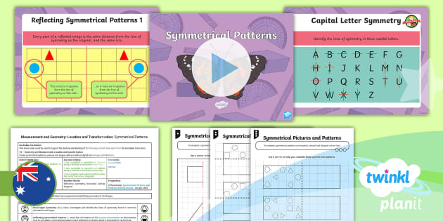 Year 4 Location And Transformation: Symmetrical Patterns Lesson 1