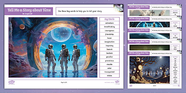 First There Was Day Tell Me a Story about Time Writing Pack