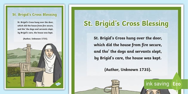 St Brigid's Cross (Blessing Poster) (Hecho por educadores)