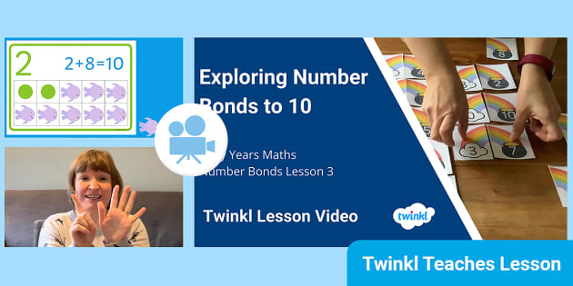 👉 Early Years (ages 3-5) Maths: Number Bonds Video Lesson 3