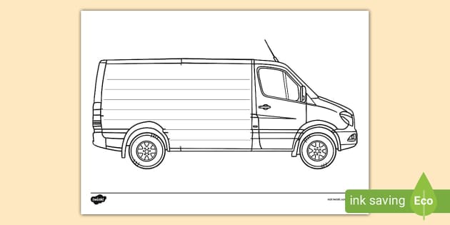 Van Writing Template (teacher-made) - Twinkl