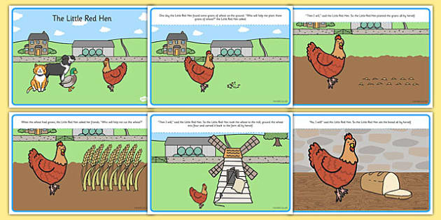 T T 574 The Little Red Hen Story Ver 2 