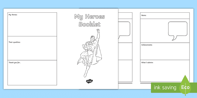 My Heroes Activity Booklet Teacher Made