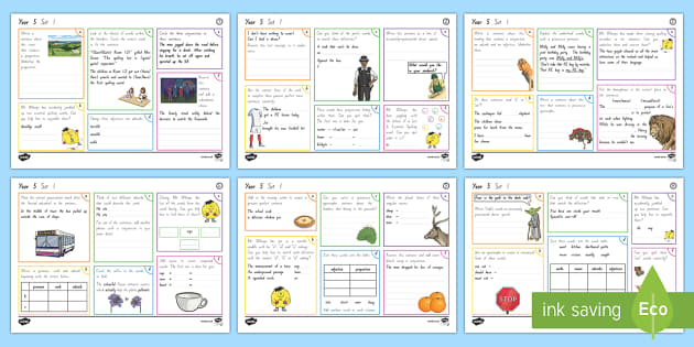 new zealand year 5 spelling punctuation and grammar mats