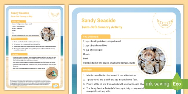 Taste Safe Kinetic Sand Recipe - Little Learning Club