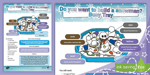 Do You Want to Build a Snowman? Sequencing Printable - Simple Fun
