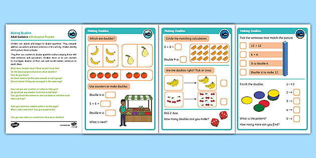 👉 White Rose Maths Compatible Year 1 Make Doubles Mastery