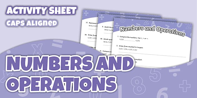 Grade 4 Maths Term 3 - Numbers and Operations - Comparing Numbers ...
