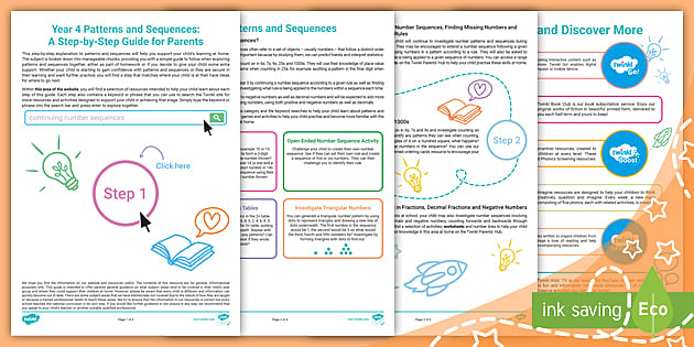 👉 Year 4 Patterns And Sequences: A Step-by-Step Guide For Parents