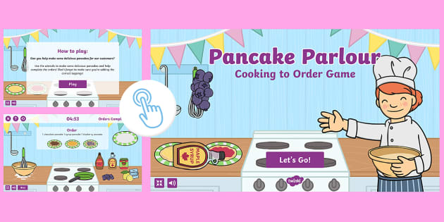 Cooking to Order: Pancake Parlour Game | Twinkl Go! - Twinkl