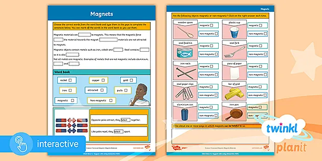 Magnets STEM, Free PDF Download - Learn Bright