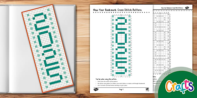 2024-new-year-bookmark-cross-stitch-craft-activity-twinkl