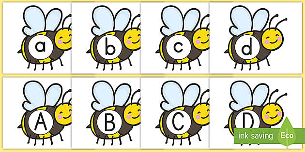 Printable Bee Alphabet Posters | Twinkl USA (teacher made)