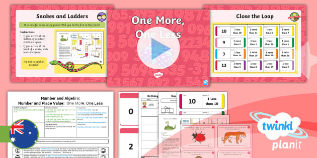 Foundation Number and Place Value: One More and One Less L3