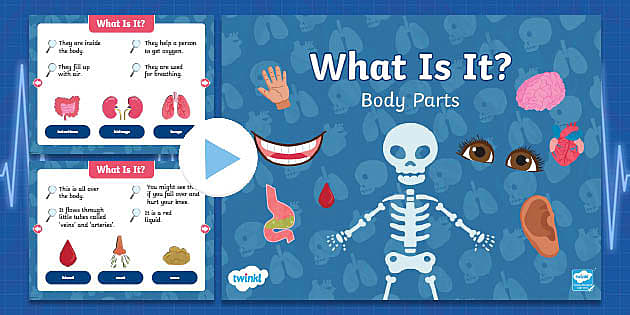 What Is It? Guess the Human Body Parts PowerPoint - Twinkl
