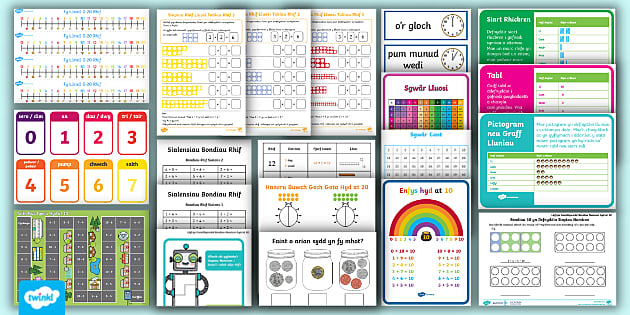 Pecyn Ymyrraeth Mathemateg addas ar gyfer plant CC2 a 3