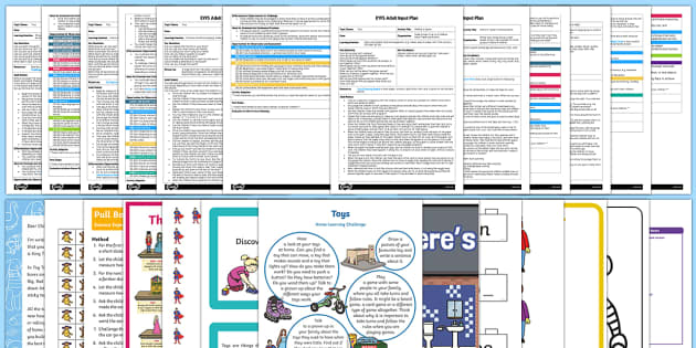 EYFS Toys Adult Input Planning and Resource Pack - Twinkl