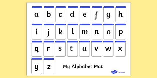 talking alphabet mat