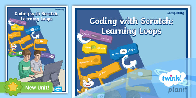 Computing: Coding with Scratch: Learning Loops: Year 3 Unit Book Cover