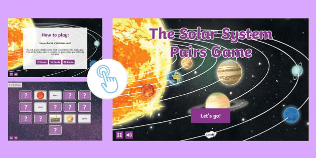 interactive solar system model