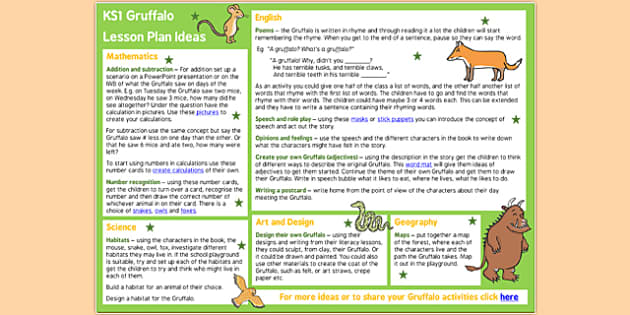 the-gruffalo-lesson-plan-ideas-ks2-the-gruffalo-the-gruffalo