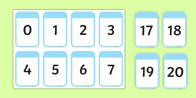 Spanish Number Line 0-20 (Teacher-Made) - Twinkl