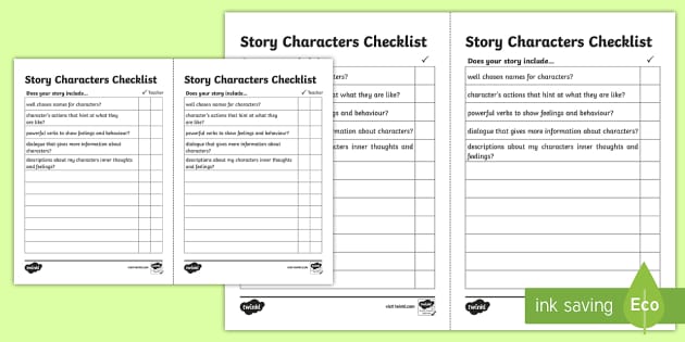 learn my story checklist