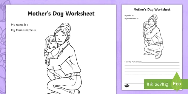 Mother's Day Worksheet | Teaching and Learning Resource
