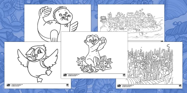 cute-seaside-animals-colouring-pages-teacher-made-twinkl