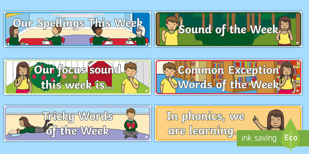 Twinkl Phonics Display Banner (teacher Made)