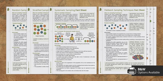 geography-fieldwork-sampling-techniques-fact-sheets-twinkl