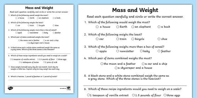 comparing-weight-and-mass-word-problems-teacher-made