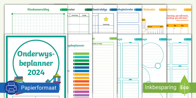 2021 Akademiese Jaar Onderwysbeplanner (teacher made)