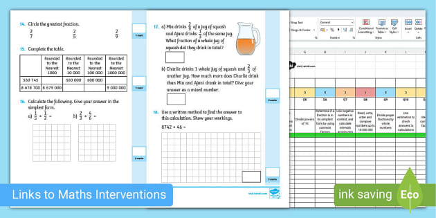 Year 6 Maths Questions And Answers Maths Assessment Pack 9850