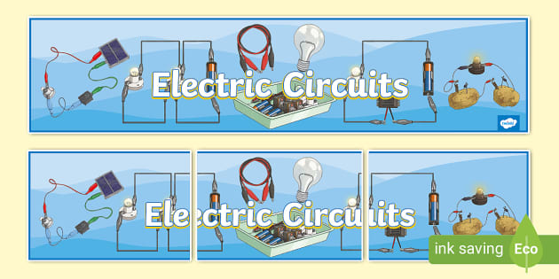 Electric Circuits Display Banner,circuits,electricity