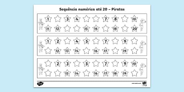 Atividade de Sequência Numérica para o 2º Ano – Twinkl