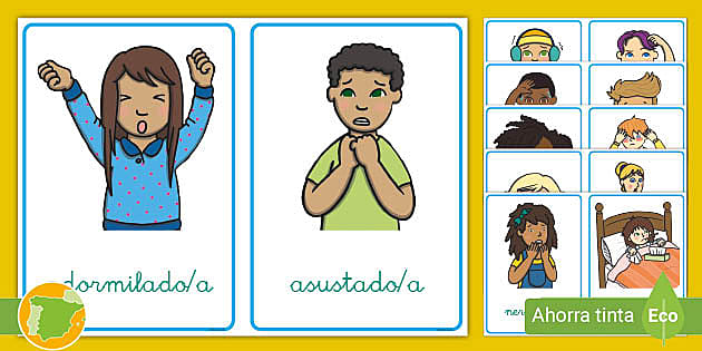 Tarjetas Educativas Las Emociones Y Sentimientos Twinkl 8863