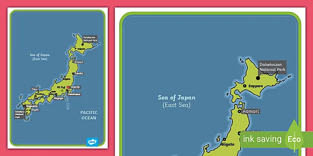 Japan Map Teacher Made
