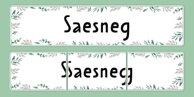 Muted Botanical Themed Literacy Display Banner - Twinkl