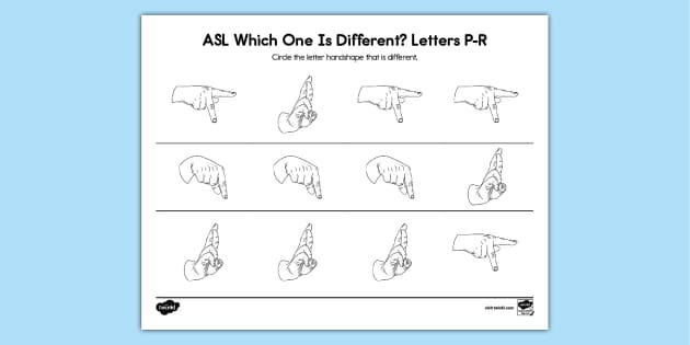 Favorite Sign Language activity, ASL Resource