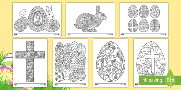 Easter Mindfulness Colouring | Primary School | Art Activity