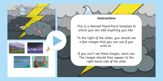 Free Lightning PowerPoint Template For Kids: Download Here!