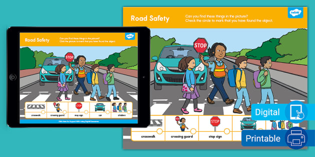 road safety for kids posters