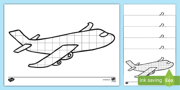 FREE! - Aeroplane Dot to Dot Activity - Resources - Twinkl