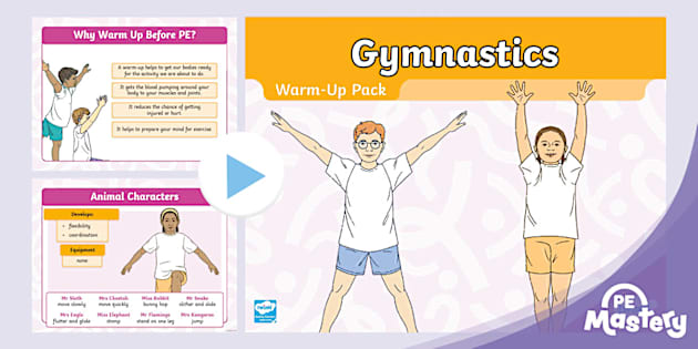 Gymnastics Balance and Shape Warm-Up Games and Activities