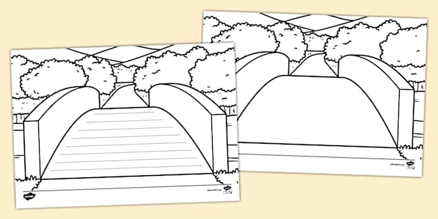 Bridge Writing Template (Teacher-Made) - Twinkl