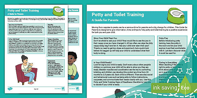 Toilet training: when and how to do it