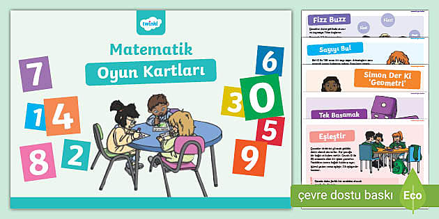 Matematik Oyun Kartları Teacher Made Twinkl