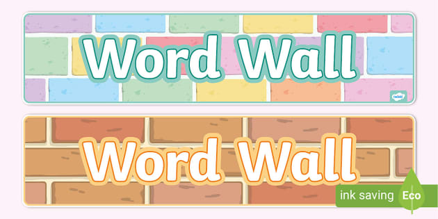Editable Word Wall Banner Australia Displays Twinkl