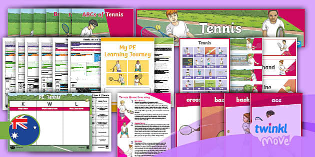 Move PE Year 5 Net and Wall: Tennis: Unit Pack - Twinkl